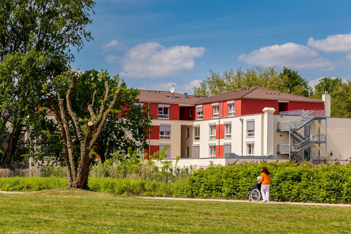 Darstellung eines Pflegeheims