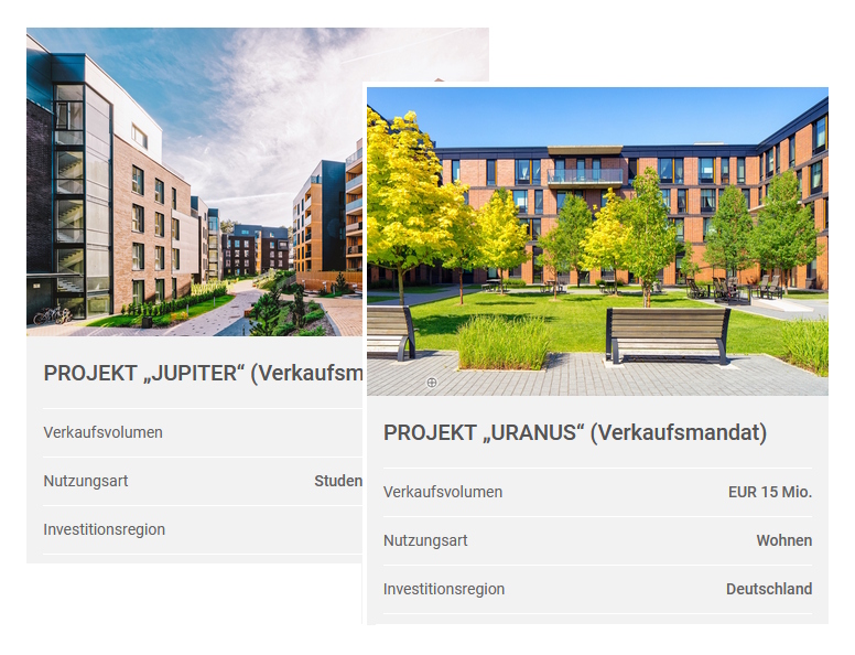 Beispielgrafik Private-Markets-Projektangebot